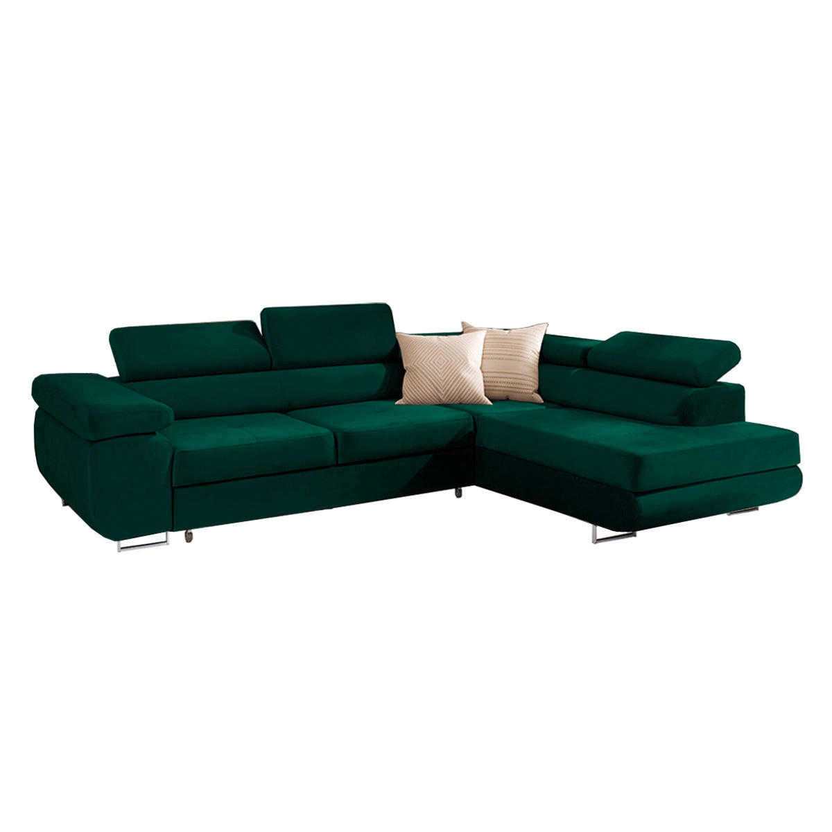 Petits-meubles Ecksofa Grün 271x201 cm