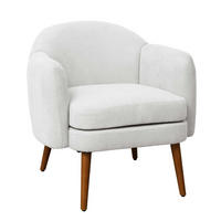 LOUNGESESSEL JOHAN Weiß - Weiß, Textil (60/79/68cm) - SVITA