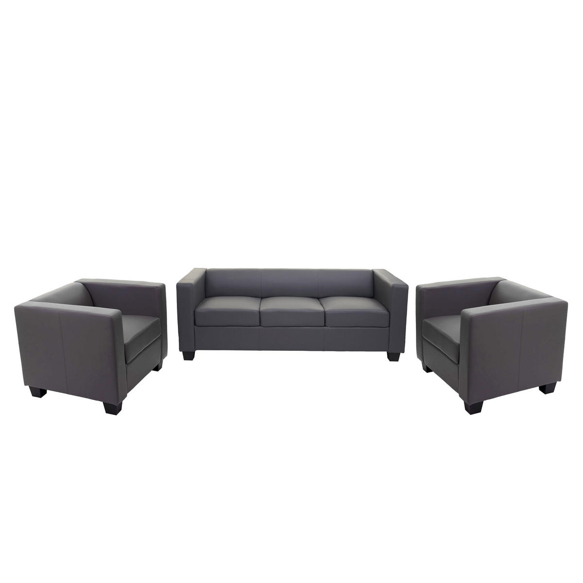 SOFAGARNITUR Grau - Grau, Textil (450/70/200cm) - MCW