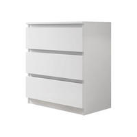 KOMMODE Malwa M3 - Weiß, Holzwerkstoff (70/77/40cm) - MIRJAN24