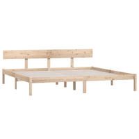 MASSIVHOLZBETT Kiefer 180x200 cm - Braun, Holz (180/200cm) - furnicato