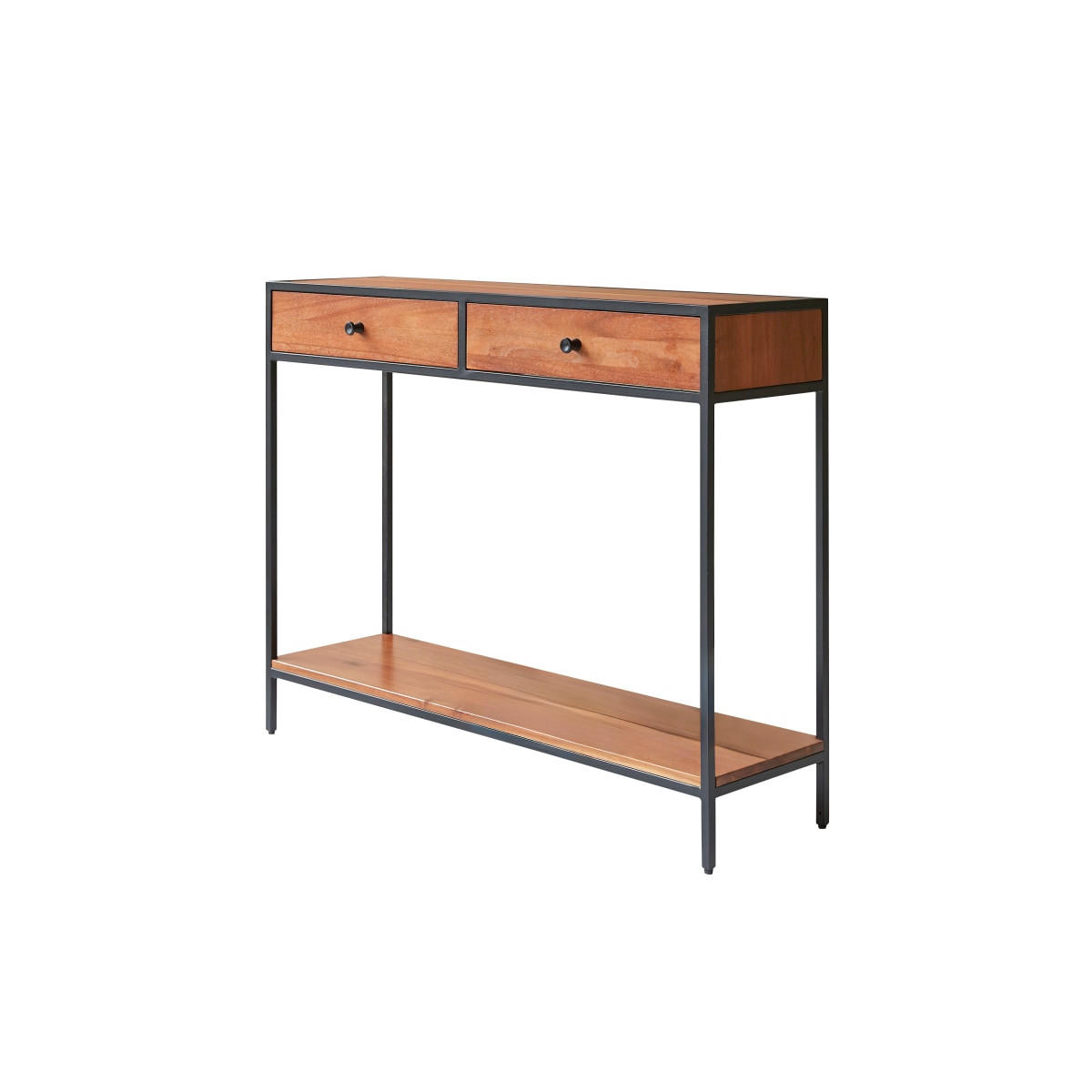 KONSOLENTISCH Agra Natur aus Akazie - Naturfarben, Holz (30/100/81cm) - Tikamoon