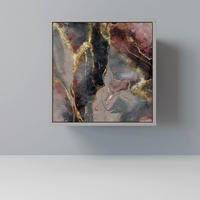 SIDEBOARD GOLDEN TIDES, Grau, 57,5x42x57,5 cm, Ohne Füße - Multicolor/Grau, Holzwerkstoff (57.5/57.5/42cm) - SpaceRebels