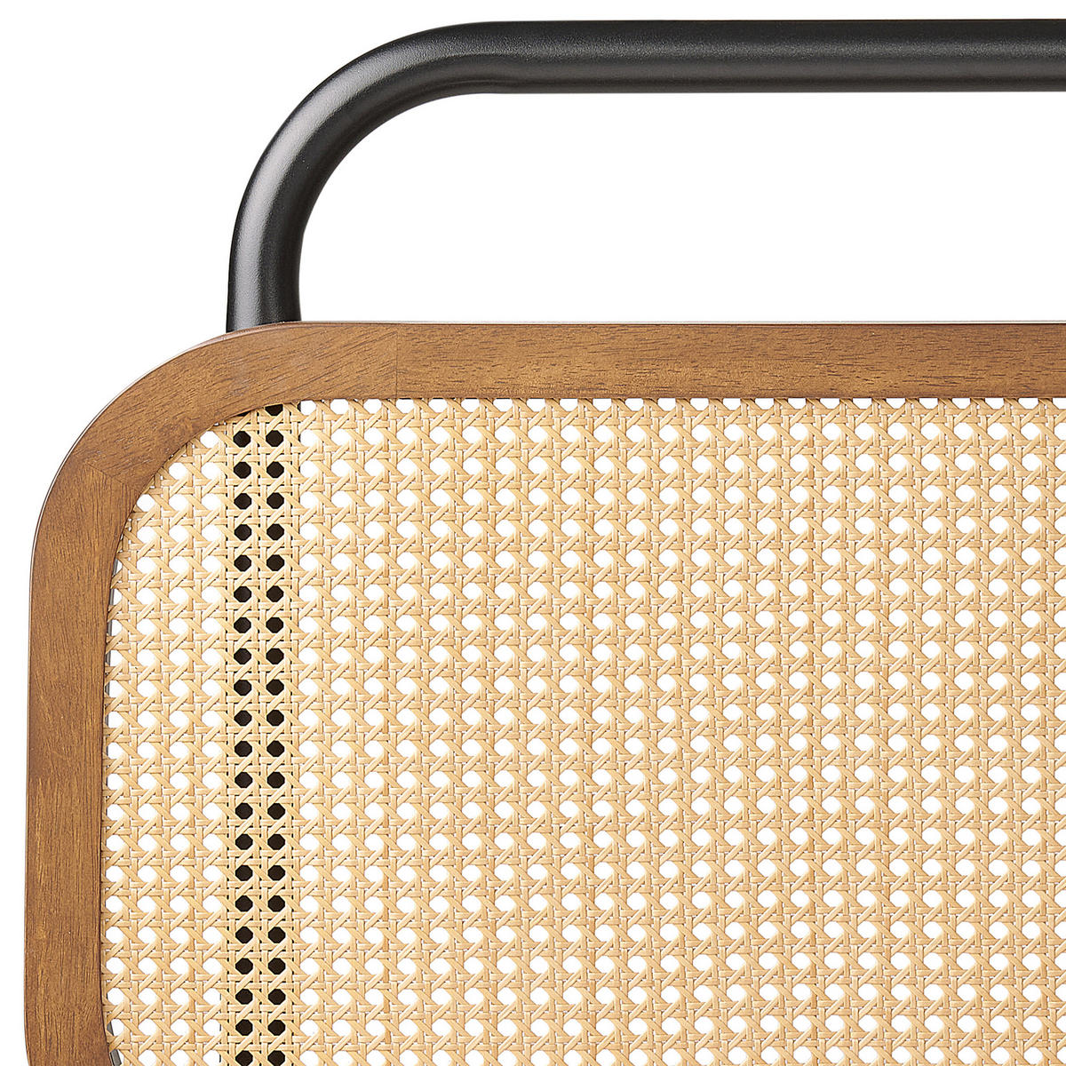 BETT mit Lattenrost 160x200 cm Dunkler Holzfarbton Boussicourt - Dunkelbraun, Holz (160/200cm) - Beliani