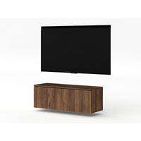 LOWBOARD Loriano 100 Nussbaum Warmia 100/34/32 cm – TV Board - Nussbaumfarben, Holzwerkstoff (100/34/32cm) - AX Living