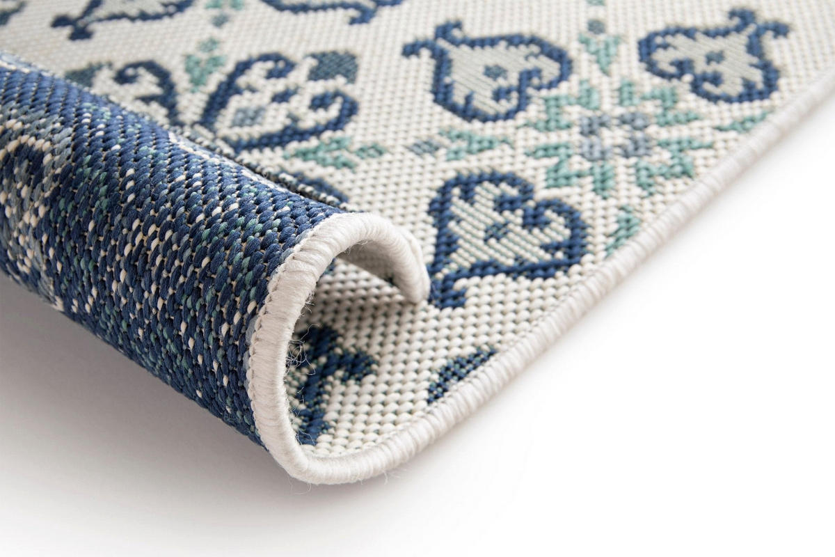 TEPPICH für Innen und Außen fleckenbeständig blau - Blau, Textil (120/170cm) - AFK Living