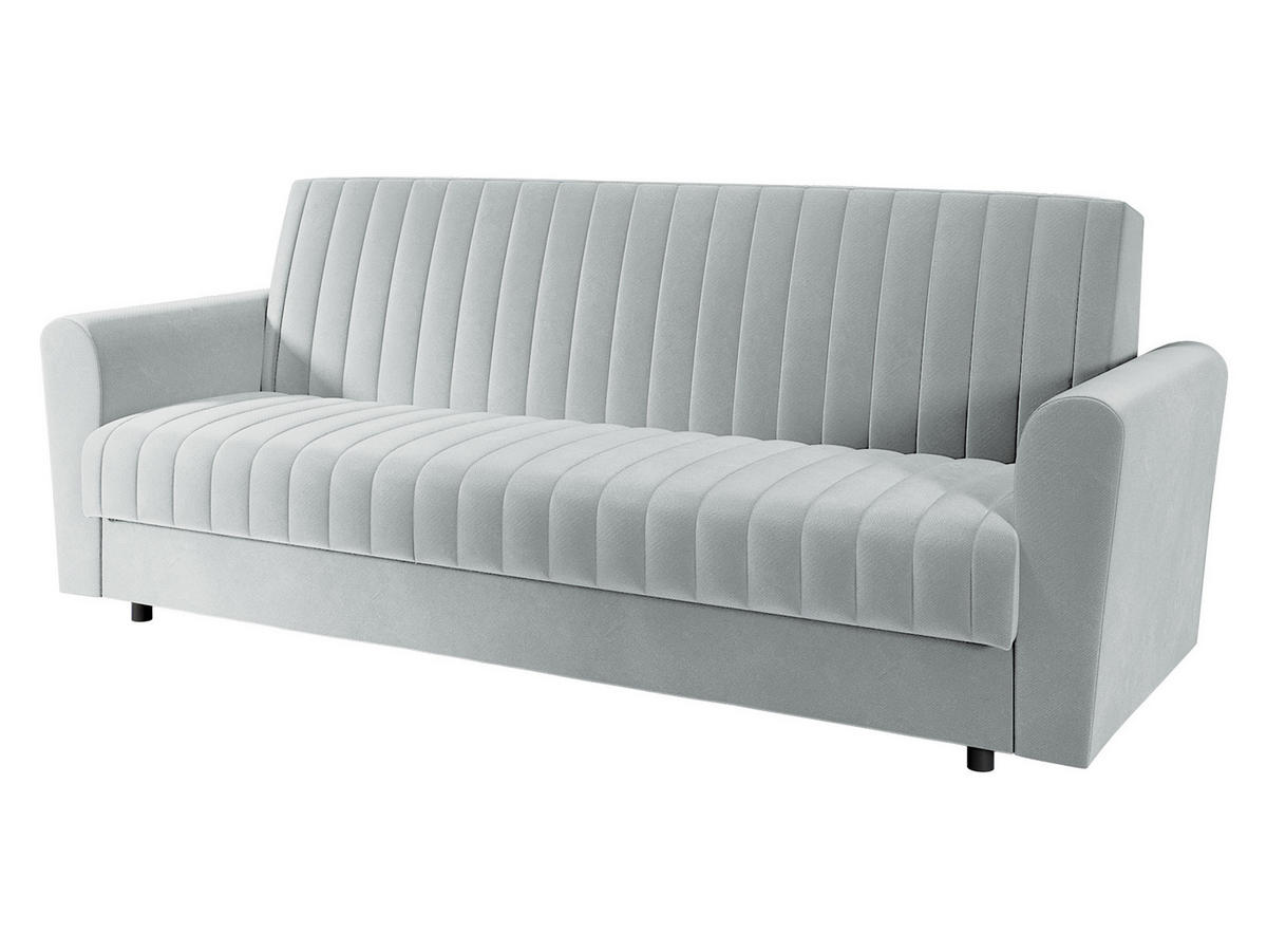 SCHLAFSOFA Molly - Schwarz, Holz/Kunststoff (230/87/90cm) - MIRJAN24