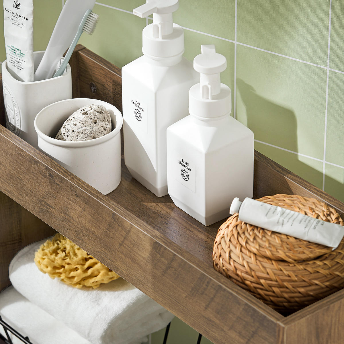 NISCHENREGAL Natur - Braun, Holzwerkstoff (20/70/60cm) - SoBuy