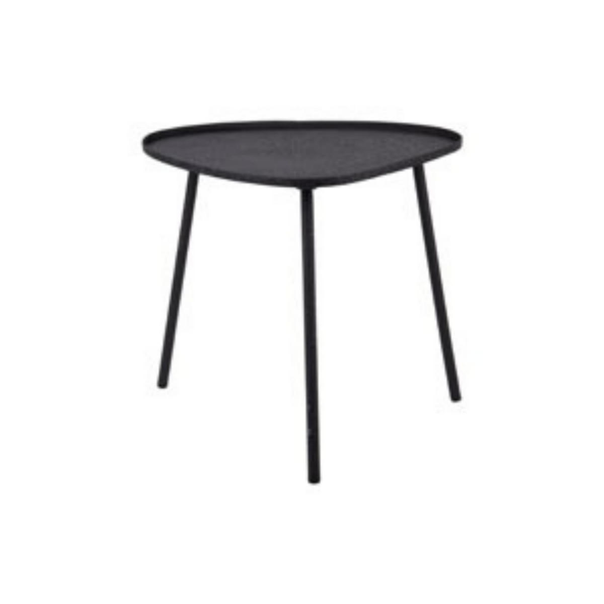 BEISTELLTISCH Boaz Large Schwarz 54/49.5/49 cm - Schwarz, Metall (54/49.5/49cm) - Leitmotiv