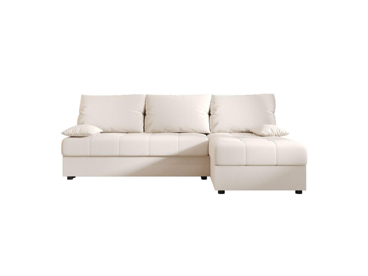 ECKSOFA MOS L Cosmic 10 Rechts mit Schlaffunktion - Beige, Textil (200/143cm) - Bedante