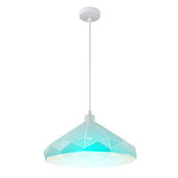 LED HÄNGELEUCHTE Muster Weiß - Weiß, Metall (40/40/120cm)