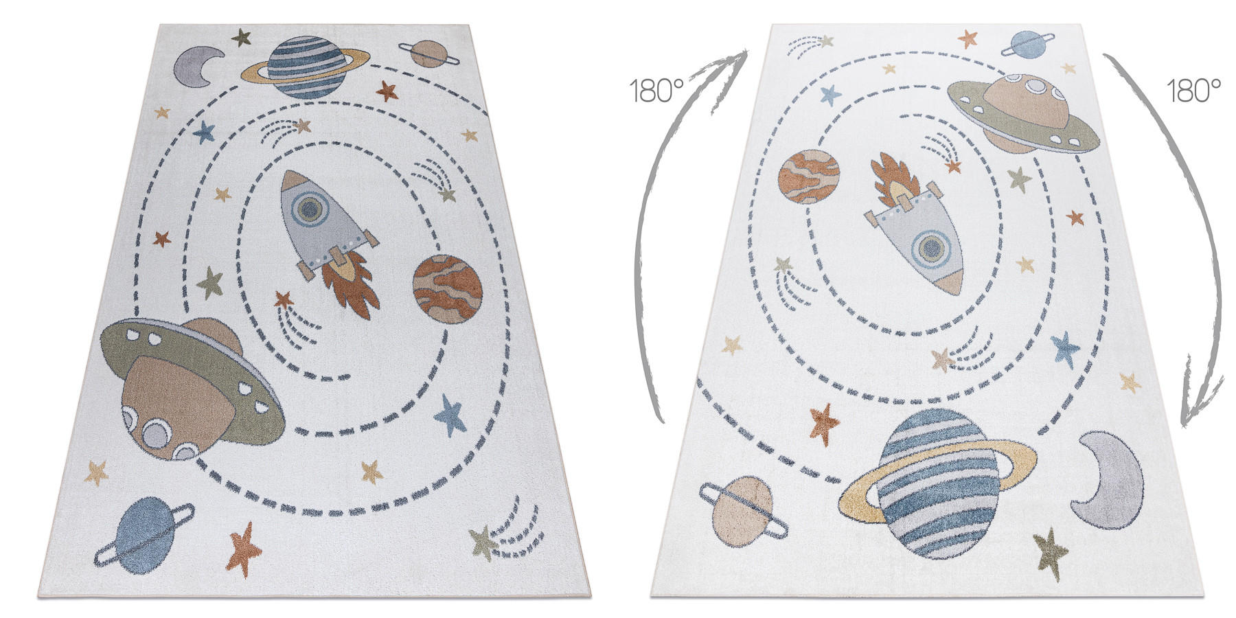 TEPPICH Bono 120/170 cm - Creme, Textil (120/170cm) - rugsX