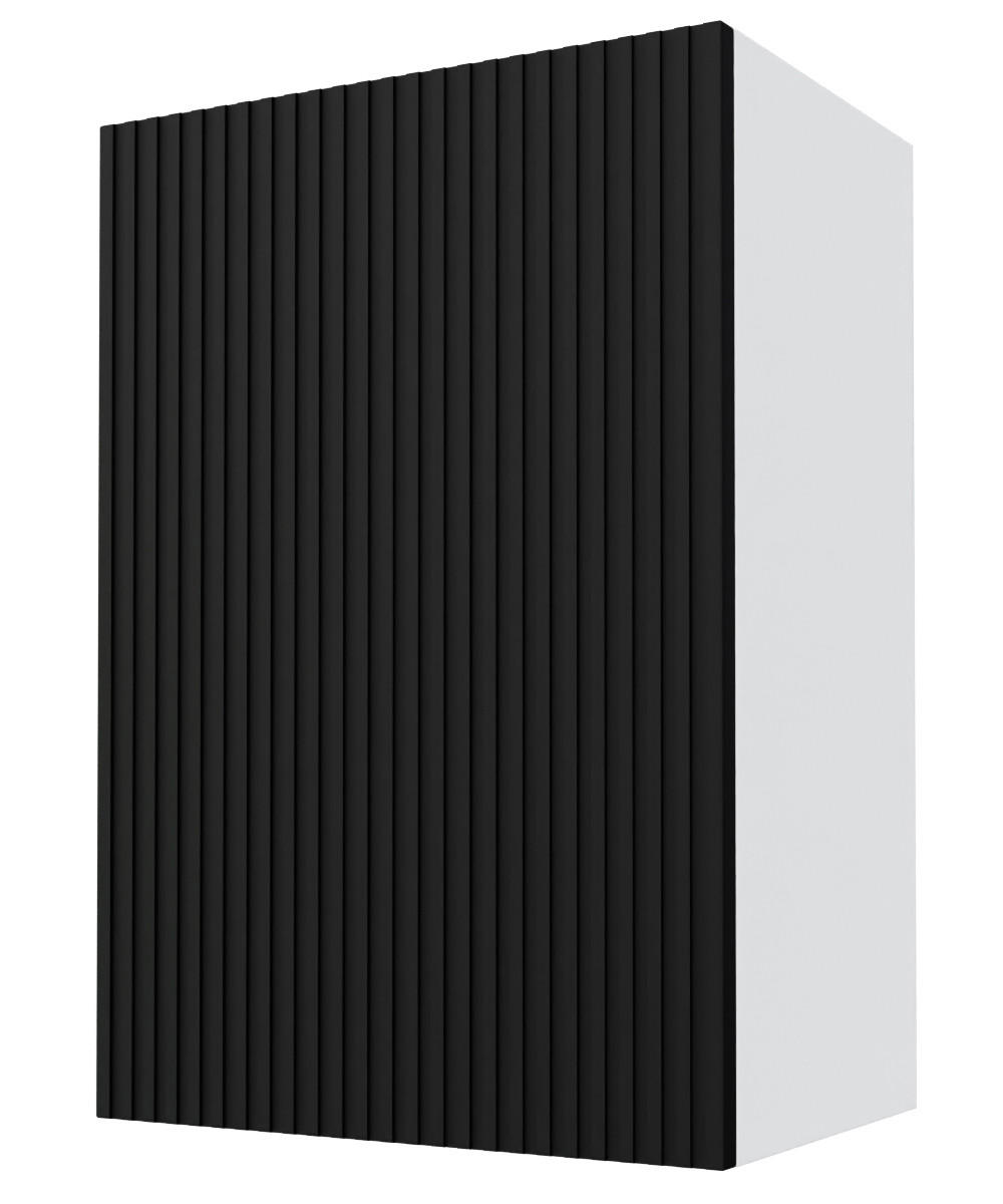 Feldmann-Wohnen Küchenhängeschrank Schwarz, Weiß 50x72x32.5 cm
