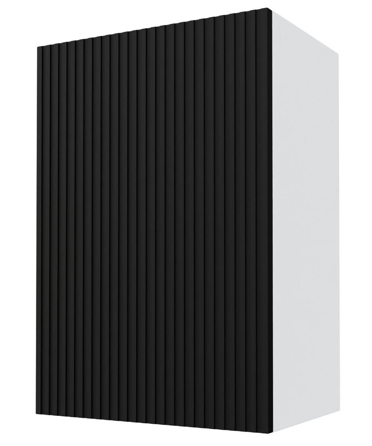 KÜCHENHÄNGESCHRANK Lamello W2/50 Schwarz Matt / Weiß 50 / 32,5 / 72cm - Schwarz/Weiß, Holz/Holzwerkstoff (50/72/32.5cm) - Feldmann-Wohnen