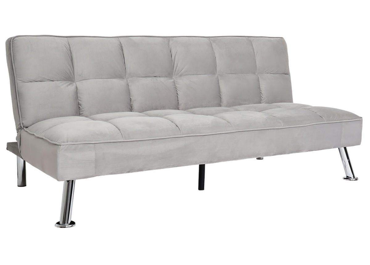SOFA Grau - Grau, Textil (181/82/107cm) - MCW