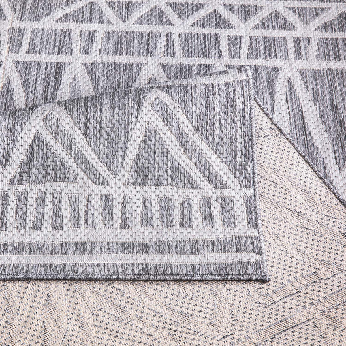 OUTDOOR-TEPPICH Sun 476 Grau 200x290 cm - Grau, Textil (200/290cm) - carpet city