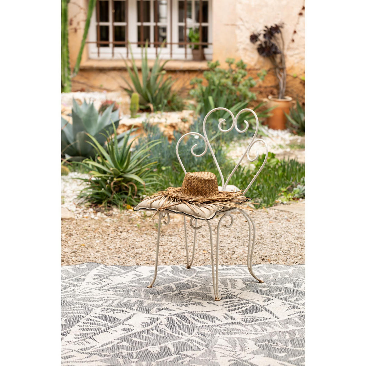 OUTDOOR-TEPPICH Amara petrolgrün 160 x 230 cm - Dunkelblau, Textil (160/230cm) - Vivaraise