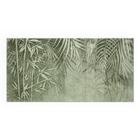 GLASPLATTE für Kamin 100x50 cm - Grün, Glas (100/50/0.4cm) - TULUP