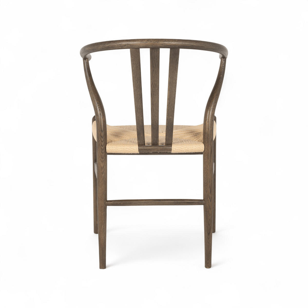 STUHL-SET 2 Stück in Rattan / Eiche Räuchereiche - Braun, Holz/Papier (52/78/58cm) - Furnhouse