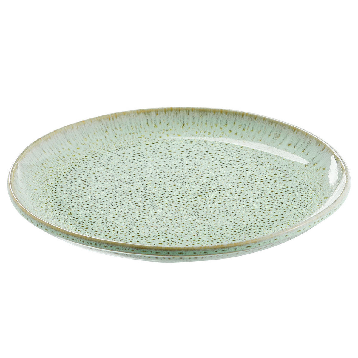 TELLER Tavira 22 cm - Grün, Keramik (22/22/2.5cm) - Butlers