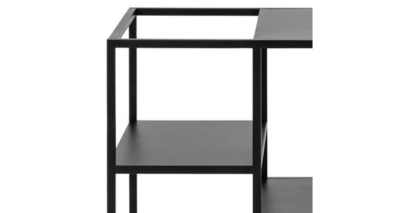 SERVIERWAGEN in Schwarz - Schwarz, Design, Metall (78/40/85cm) - Ambia Home