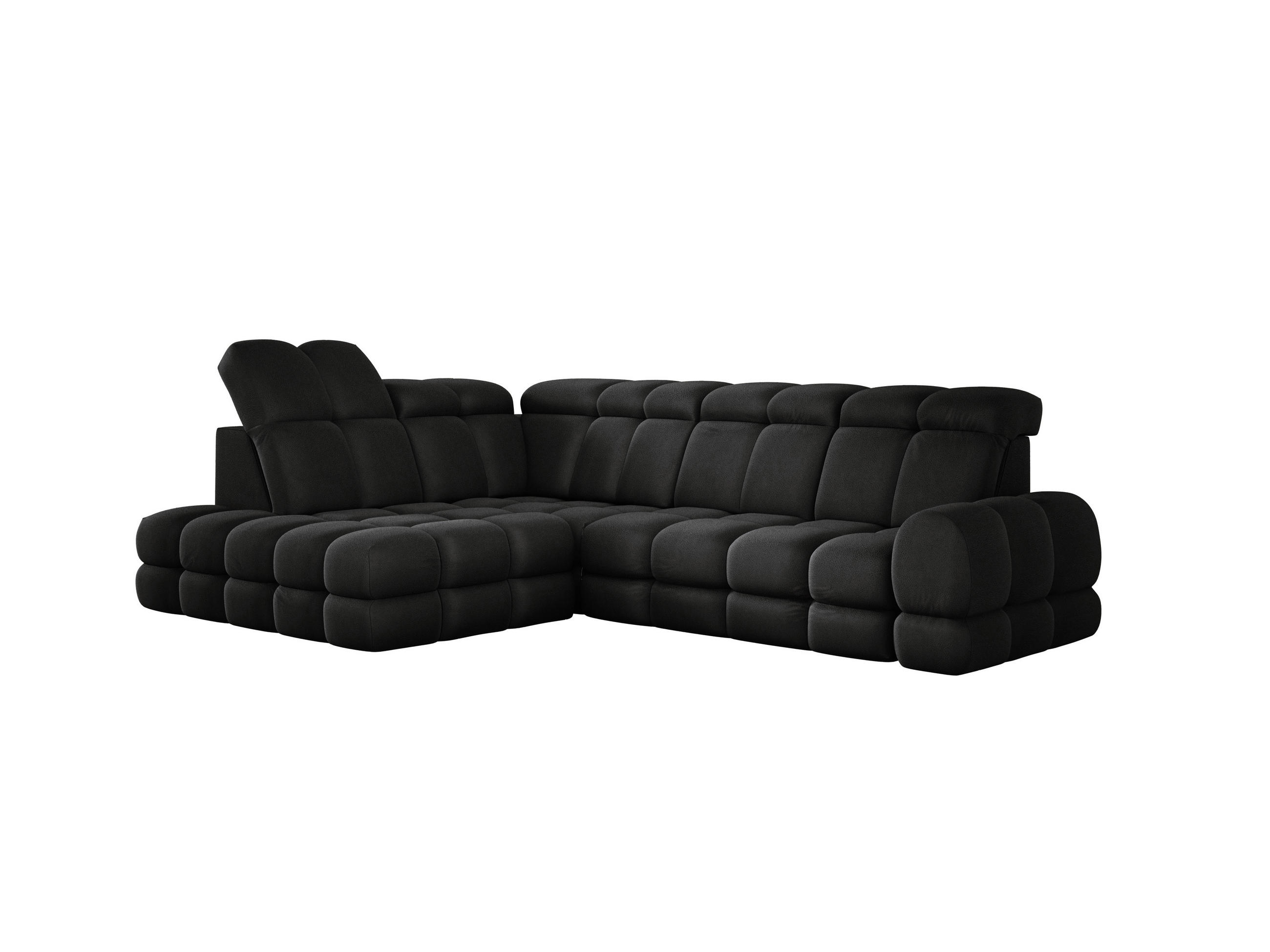 ECKSOFA TOLLO Solar-stoff L-form 302x217x105 cm anthrazit - Schwarz, Holz/Textil (302/217cm) - DomoHome