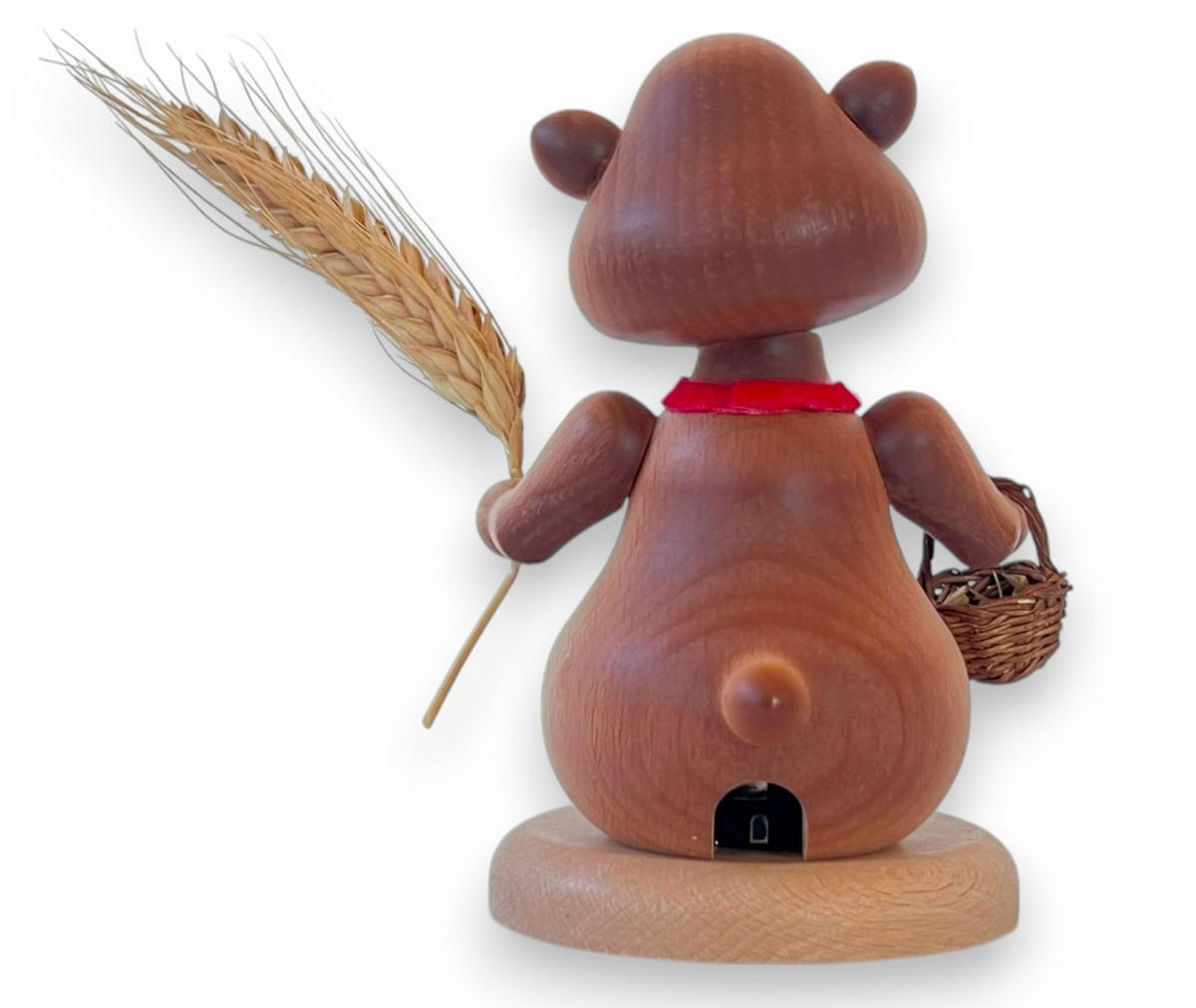 RAUCHFIGUR Hamster Urhamster 13 cm - Multicolor, Holz (8/13/0.1cm)