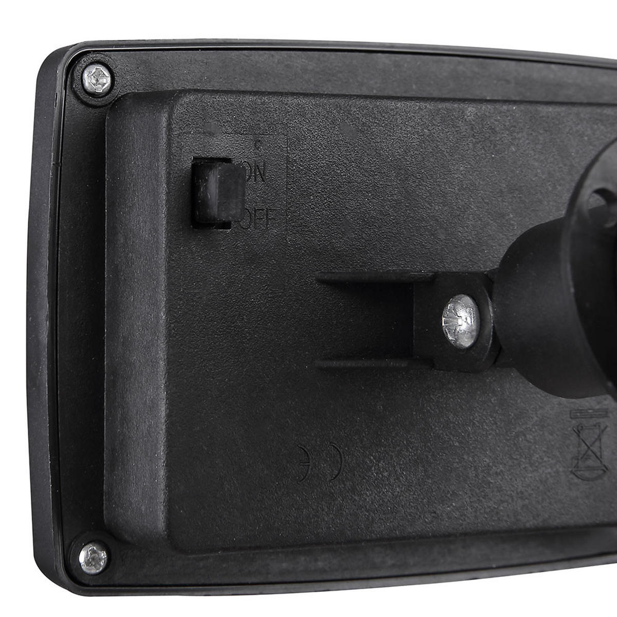 LED AUSSENLEUCHTE Solar-Lichterkette Schwarz - Schwarz, Kunststoff (480/8.2/11cm) - Globo Lighting