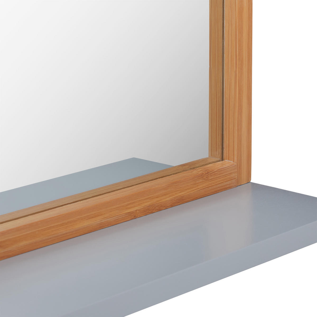 WANDSPIEGEL - Multicolor, Glas/Holz (38/54.5/12cm) - Relaxdays