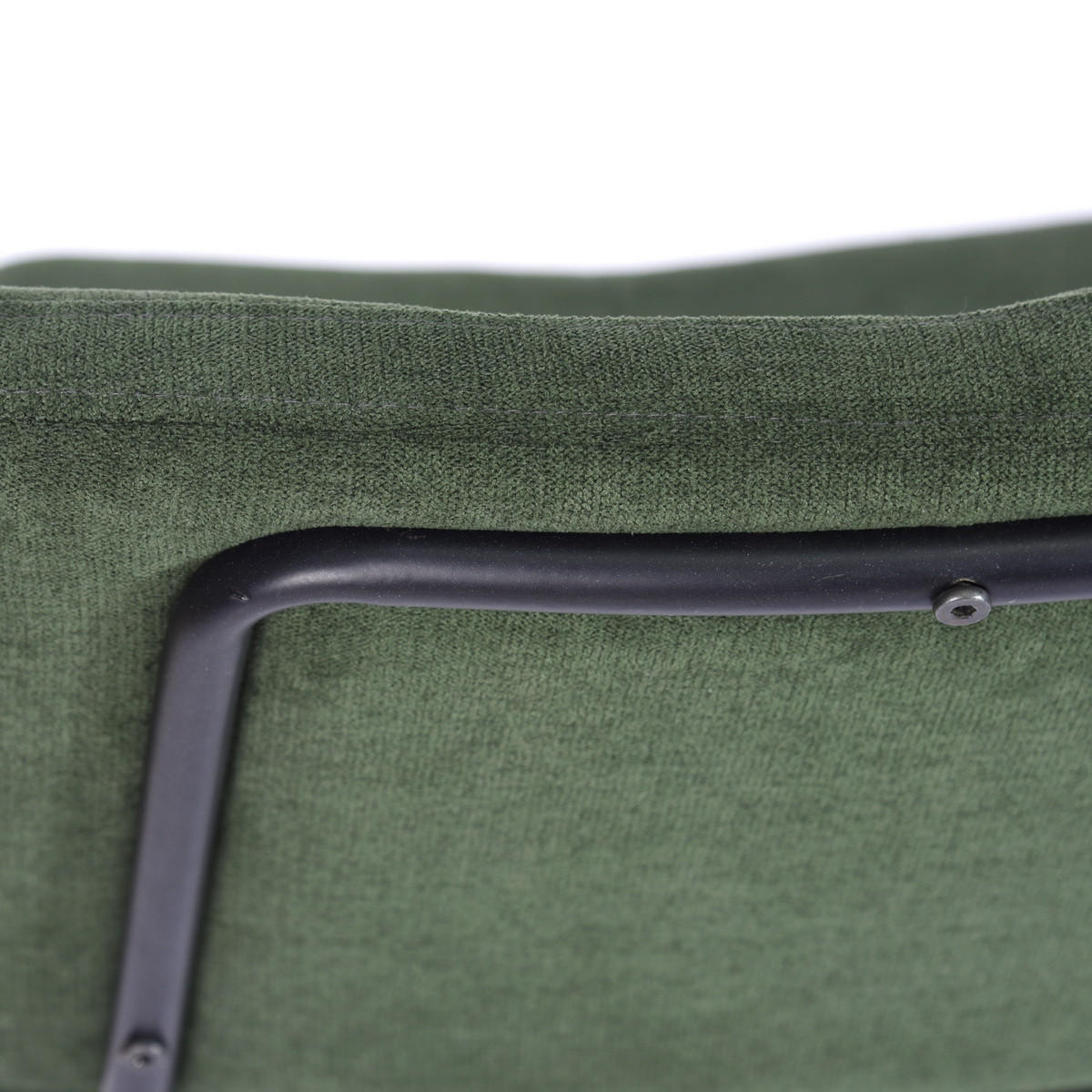 ESSSTUHL Webstoff Grün, Schwarz - Grün, Metall (54/82/45.5cm) - Meubles Cosy