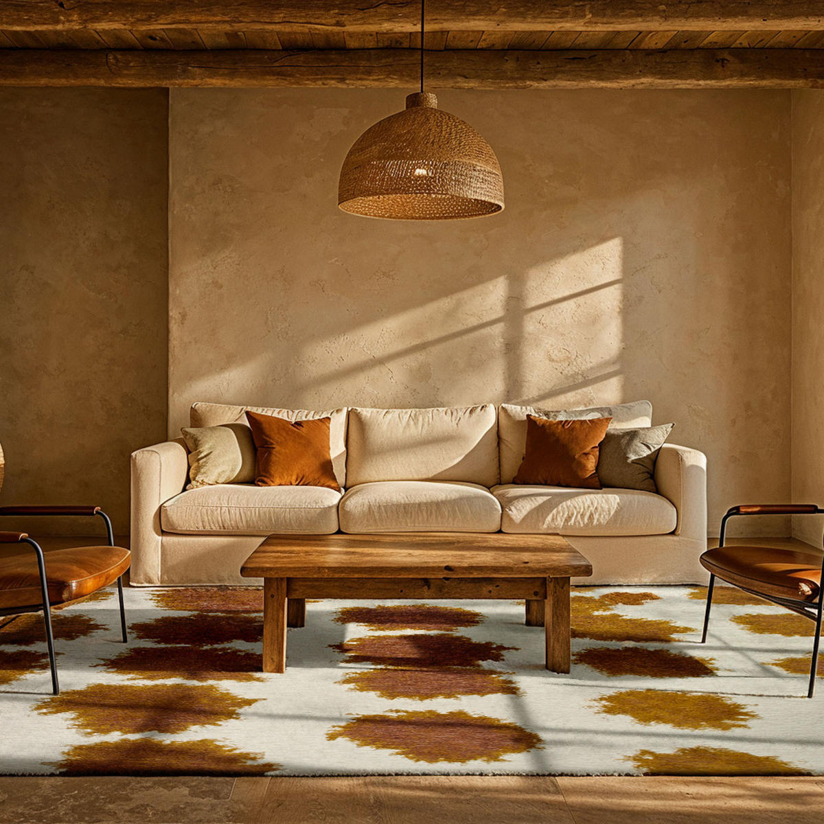 TEPPICH Red Rhum Lola&Moi 170/240 cm - Braun, Kunststoff/Textil (170/240cm) - Lola&Moi