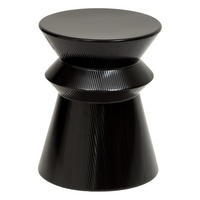 KAFFEETISCH aus Metall Maya Totem Schwarz 35,5/35,5/45 cm - Schwarz, Metall (35.5/35.5/45cm) - Atmosphera Createur d´interieur