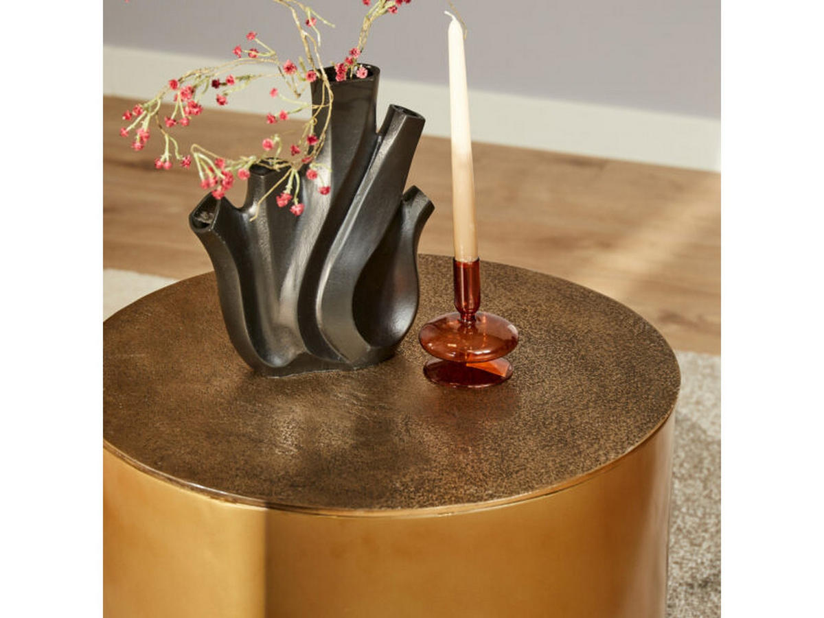 COUCHTISCH Elara Metall 60 cm / 60 cm Gold - Goldfarben, Metall (60/60/45cm)