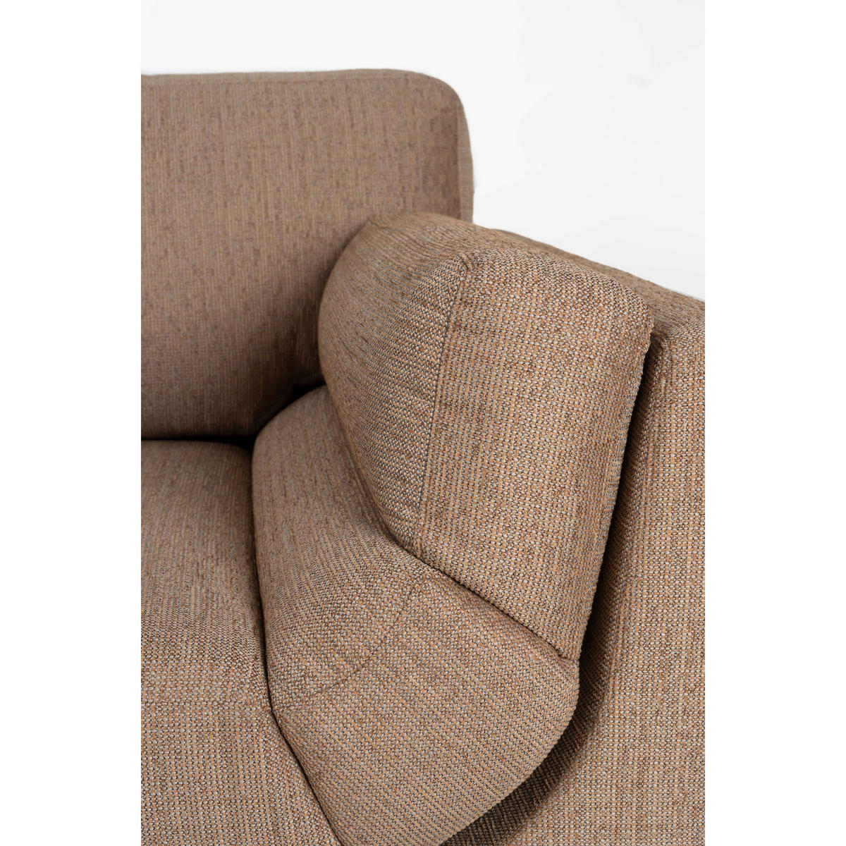 SOFA 3-SITZER Balcony Braun - Braun, Textil (256/85/99cm) - Zuiver