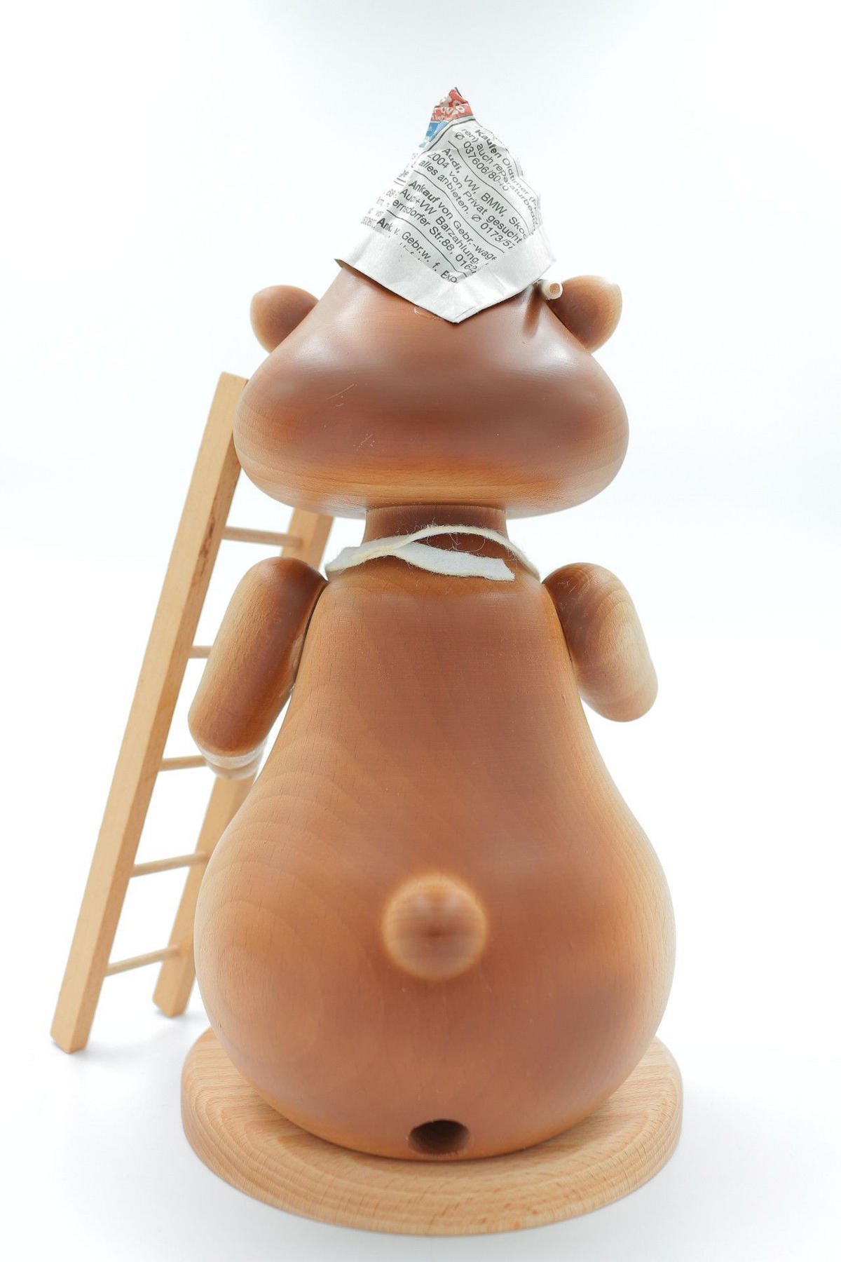 RAUCHFIGUR Hamster Maler 24 cm - Multicolor, Holz (15/1/0.1cm)