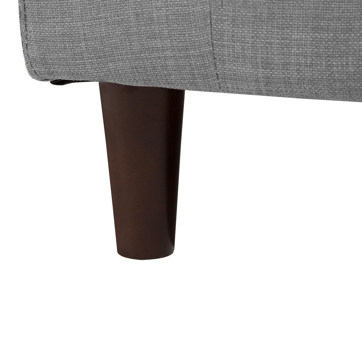 ECKSOFA Polsterbezug Hellgrau Elvenes - Hellgrau, Textil (206/140cm) - Beliani