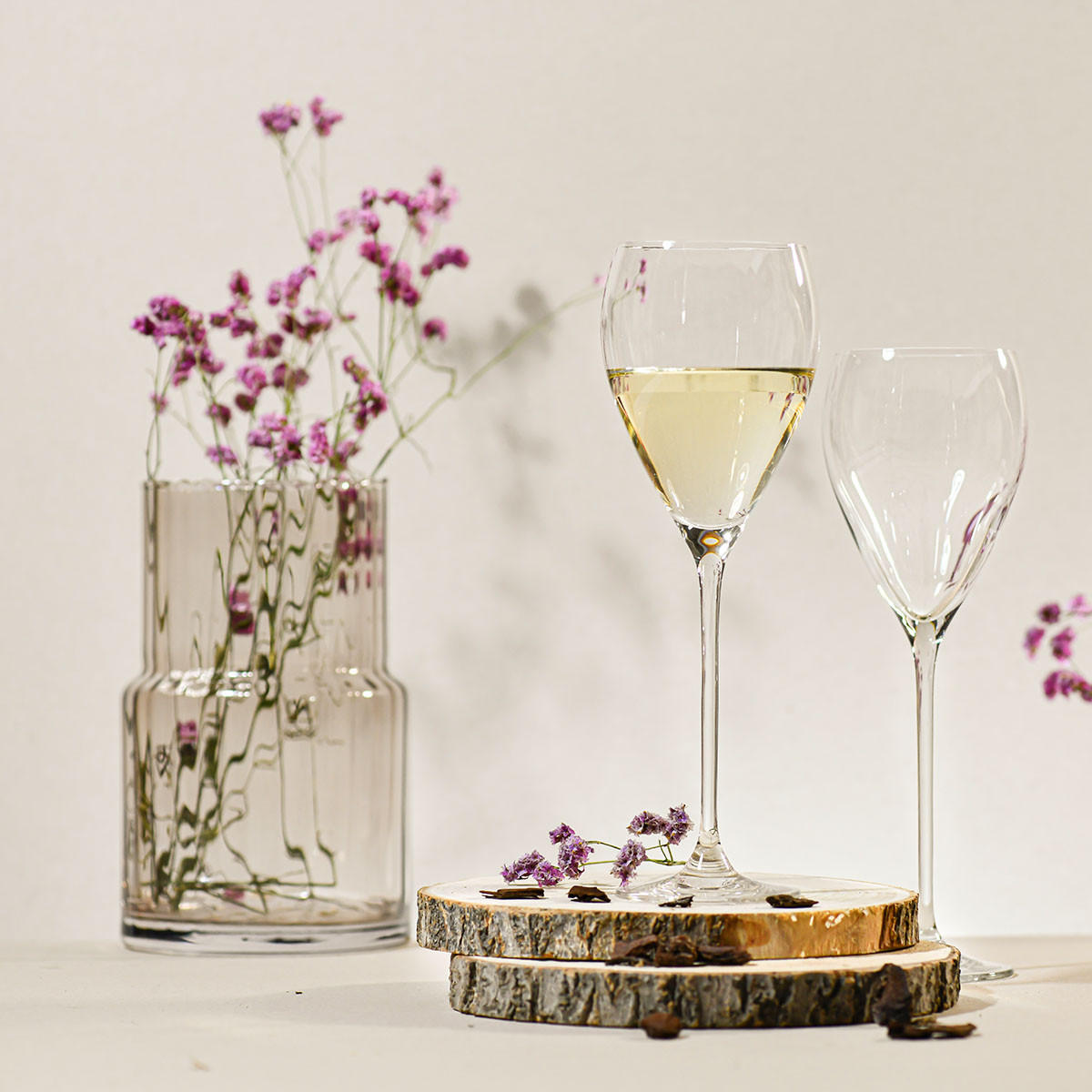 WEISSWEINGLÄSER 4er-Set 280 ML - Transparent, Glas (0.28L) - Krosno Glass