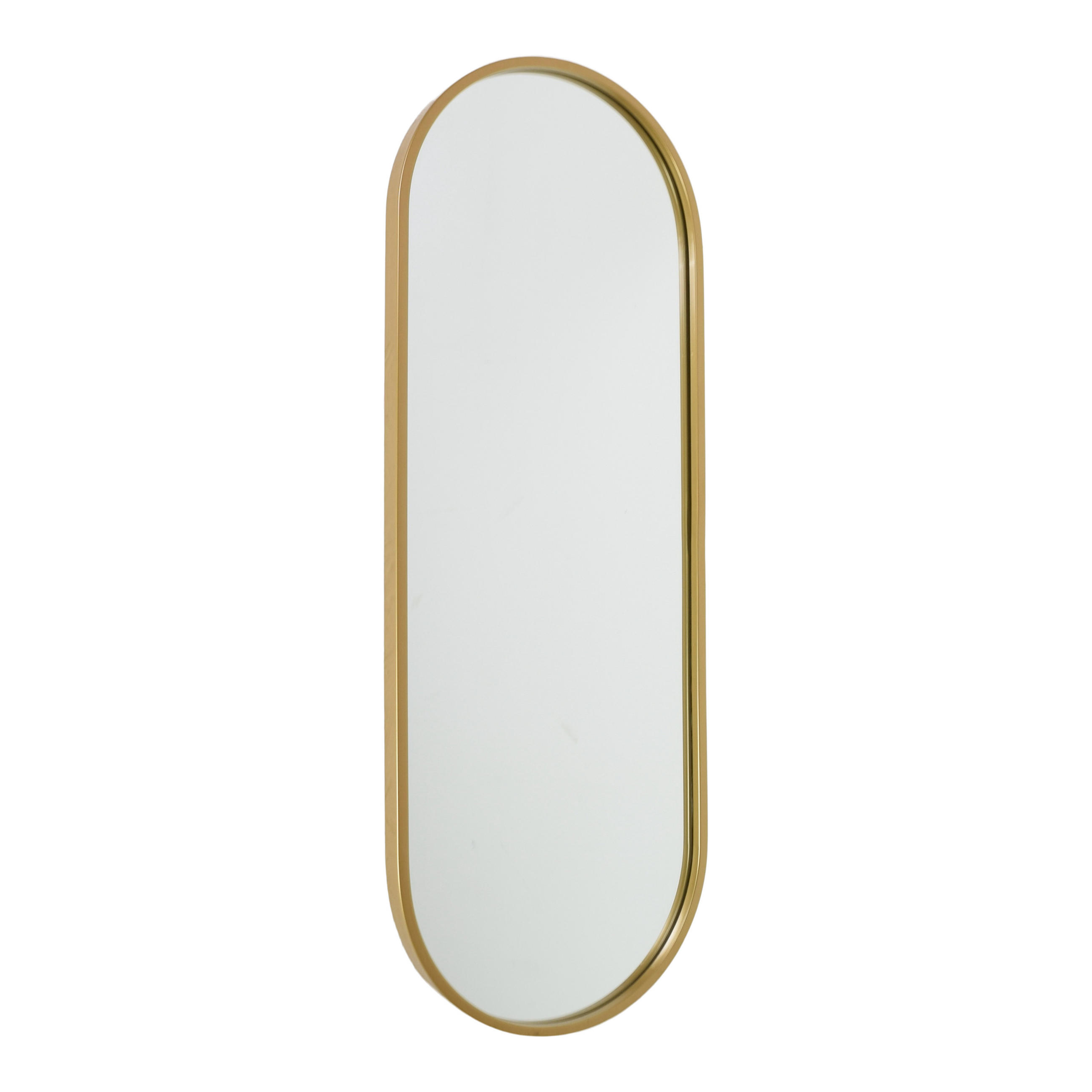 WANDSPIEGEL Boston Gold - Goldfarben, Metall (30/80/4cm) - Fragix