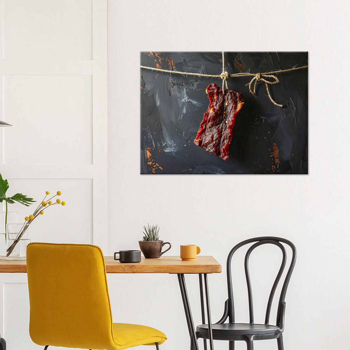 LEINWANDBILD Essen & Trinken 100x70cm - Rot, Textil (100/70cm) - Feeby