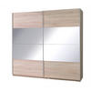 SCHIEBETÜRENSCHRANK - Kleiderschrank Corse 2 Eiche Sonoma - Sonoma Eiche, Holzwerkstoff (255/211/63cm) - Möblo