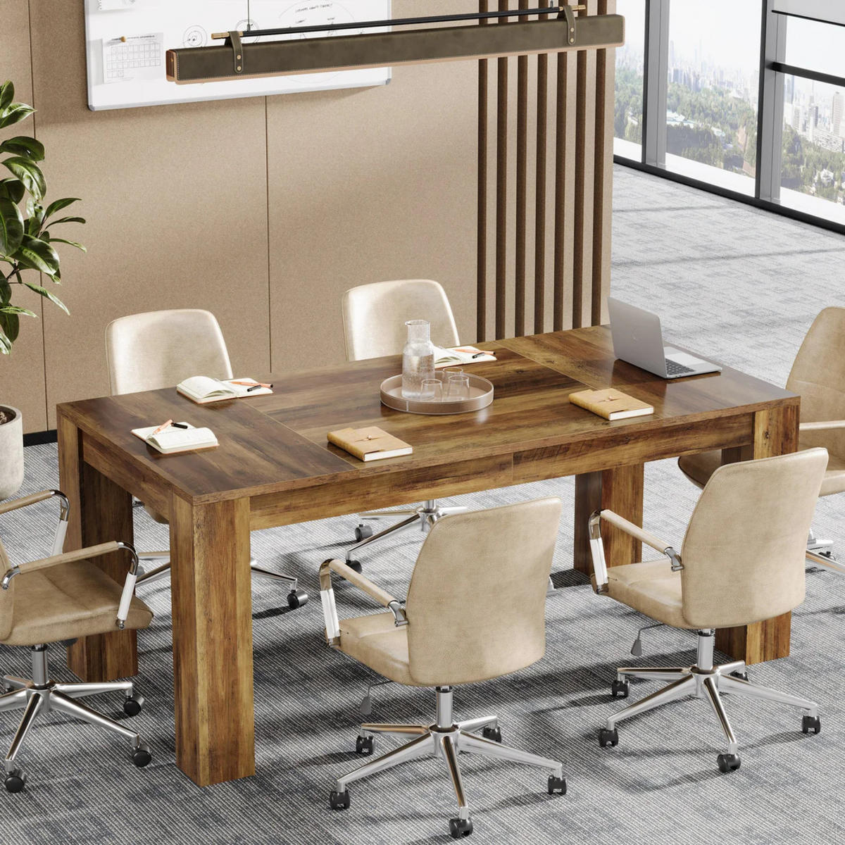 SCHREIBTISCH Holz Modern Rechteckig 160/80/75 cm - Ahornfarben, Holzwerkstoff (80/160/75cm) - Quality Elegance