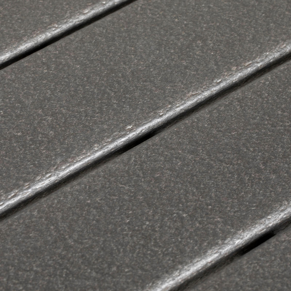 GARTENTISCH, Dunkelgrau, Aluminium - Dunkelgrau, Kunststoff/Metall (90/90/75cm) - Outsunny