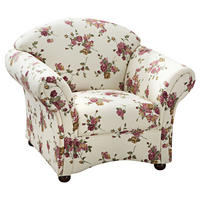 SESSEL Kama Bezug Flachgewebe Buche nussbaum dunkel / beige - Weiß, Kunststoff (96/85/81cm) - 58aufmkessel