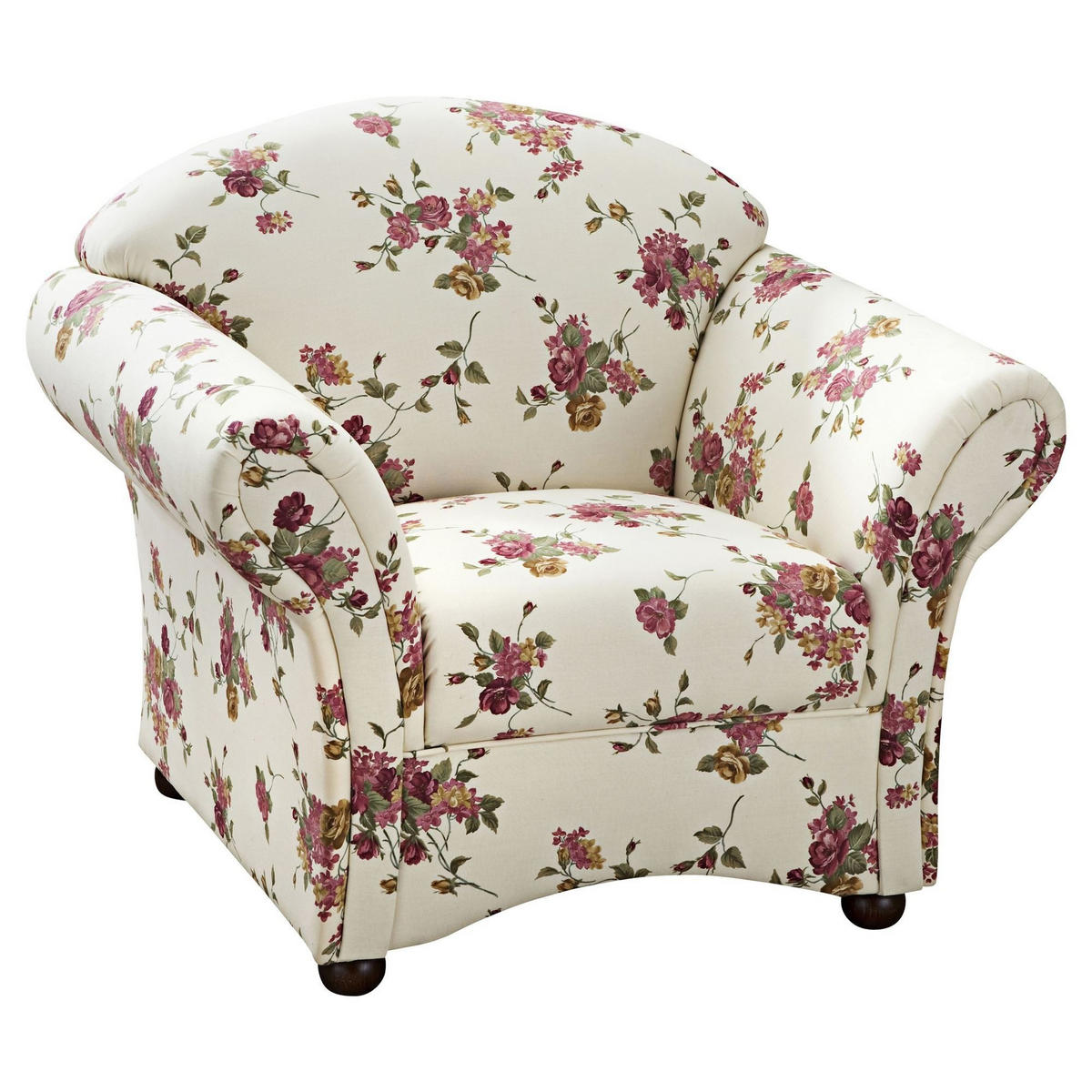 SESSEL Kama Bezug Flachgewebe Buche nussbaum dunkel / beige - Weiß, Kunststoff (96/85/81cm) - 58aufmkessel