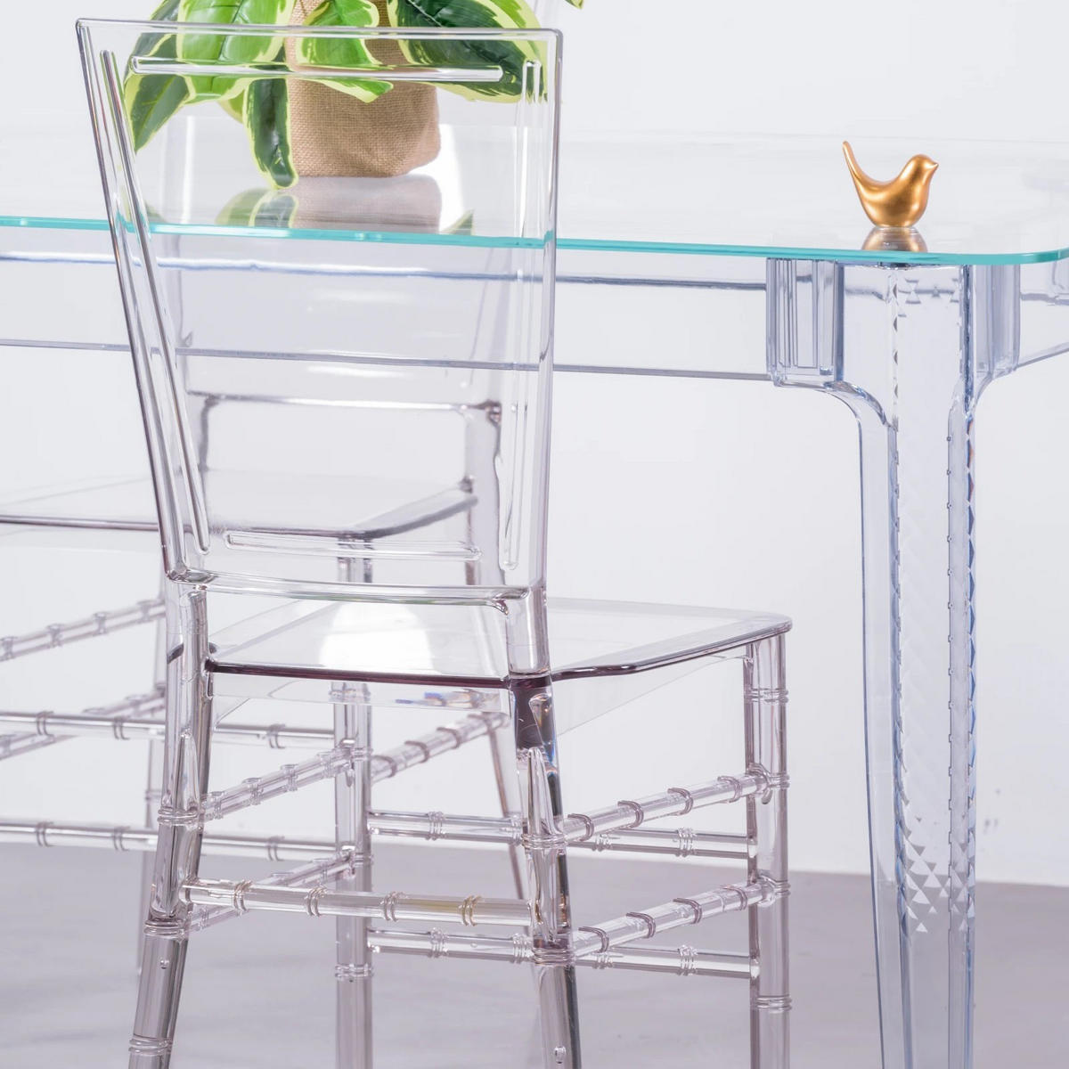 STUHL Kunststoff Transparent - Transparent, Kunststoff (39/90/41cm) - Nest Dream