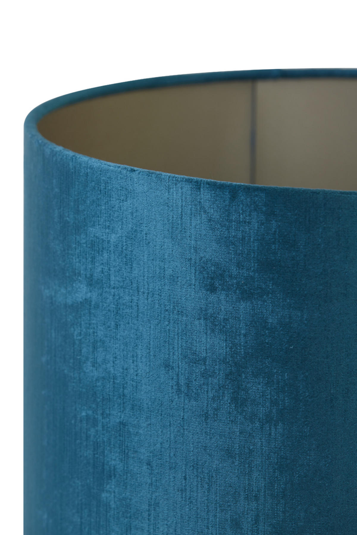 LAMPENSCHIRM Edelstein Blau Ø25/18 cm - Blau, Textil (25/25/18cm) - Light & Living