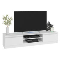 TV SKRINKA nízka - biela, kompozitné drevo (220/140/40cm) - RAUMHIRSCH FURNITURE