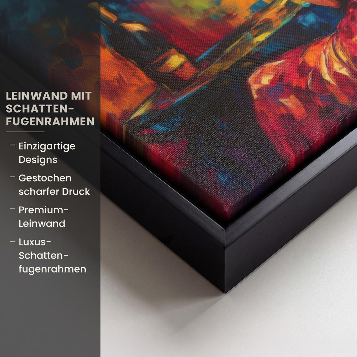LEINWAND Bilder mit Rahmen - Wein - Frau - Stimmungsvoll - Farbenfroh - 30x20 - Bordeaux, Textil (30/20cm) - MuchoWow