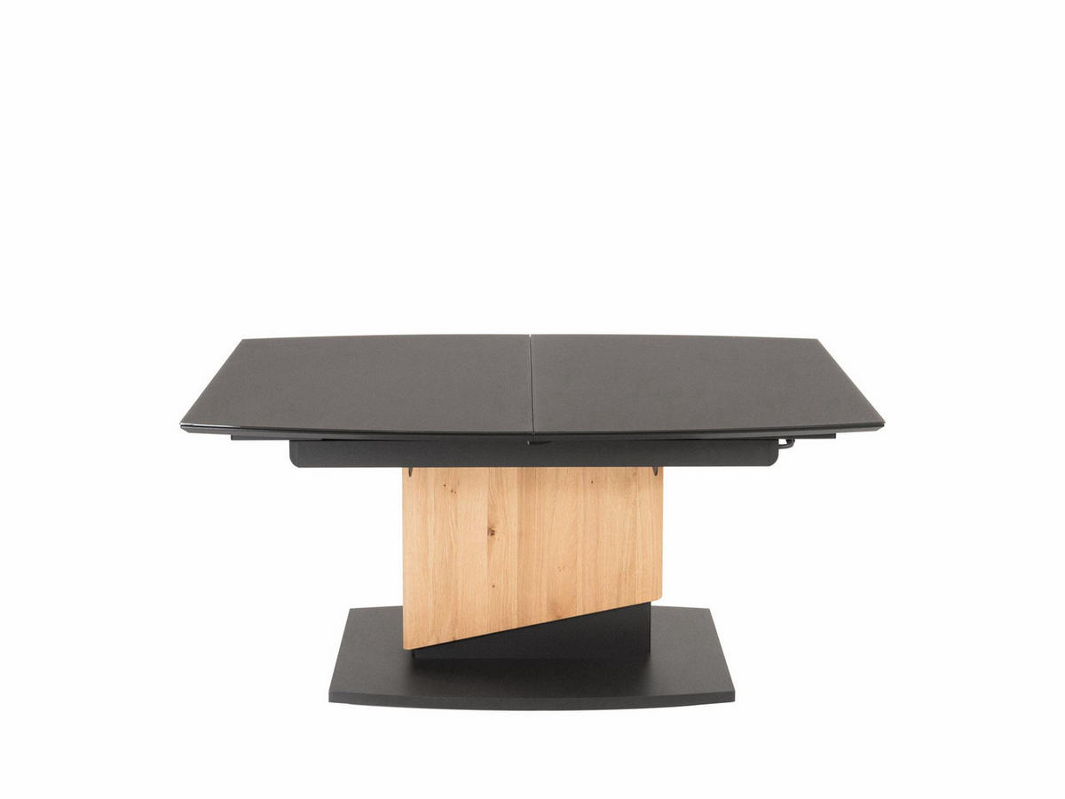 COUCHTISCH höhenverstellbar und ausziehbar Cierra 115x54x70 Wildeiche - Wildeiche/Grau, Glas (115/70/70cm) - 58aufmkessel