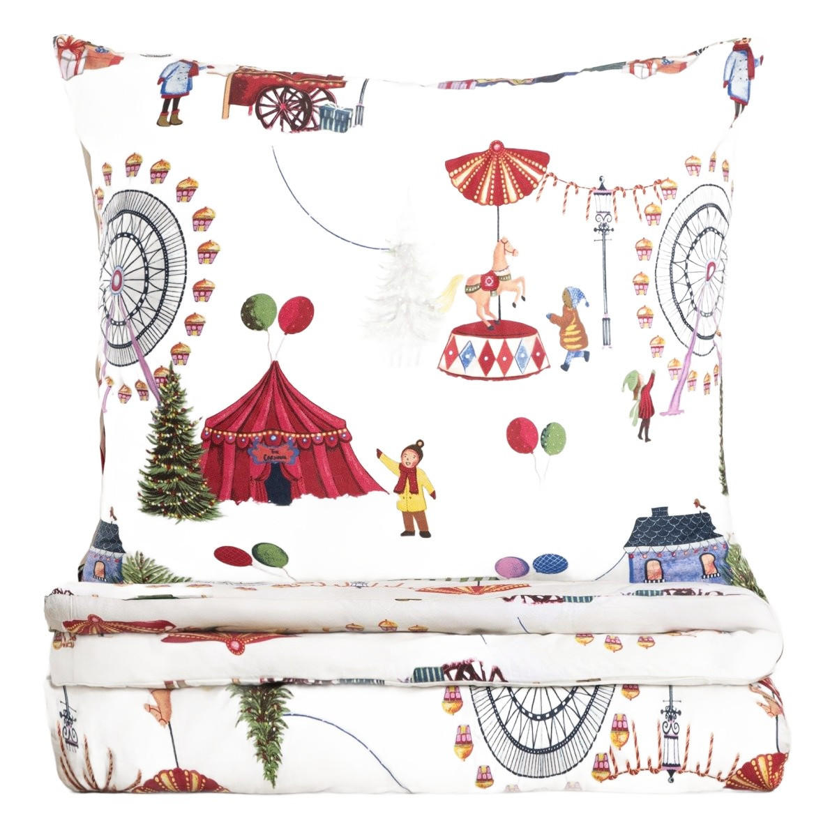 BETTWÄSCHE Circus joy Baumwolle 220/200 cm - Multicolor, Textil (220/200cm) - Homla